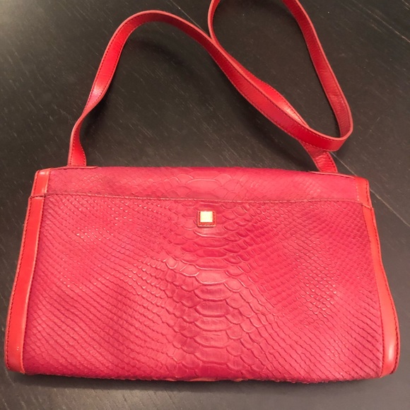 DVF Crossbody Bag with python embellished leather - Picture 4 of 7